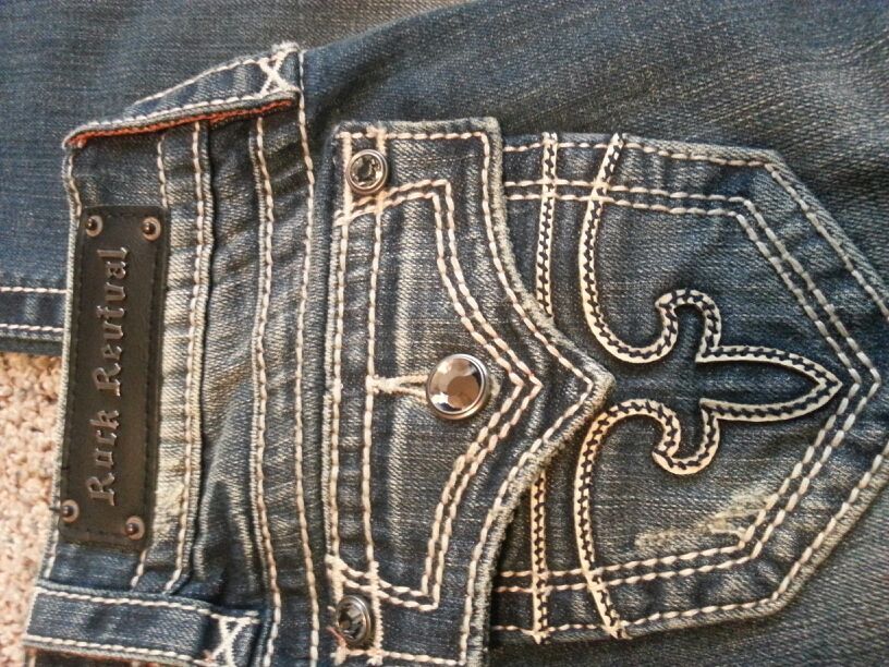 New womens Rock Revival Jeans sz26 Celine boot