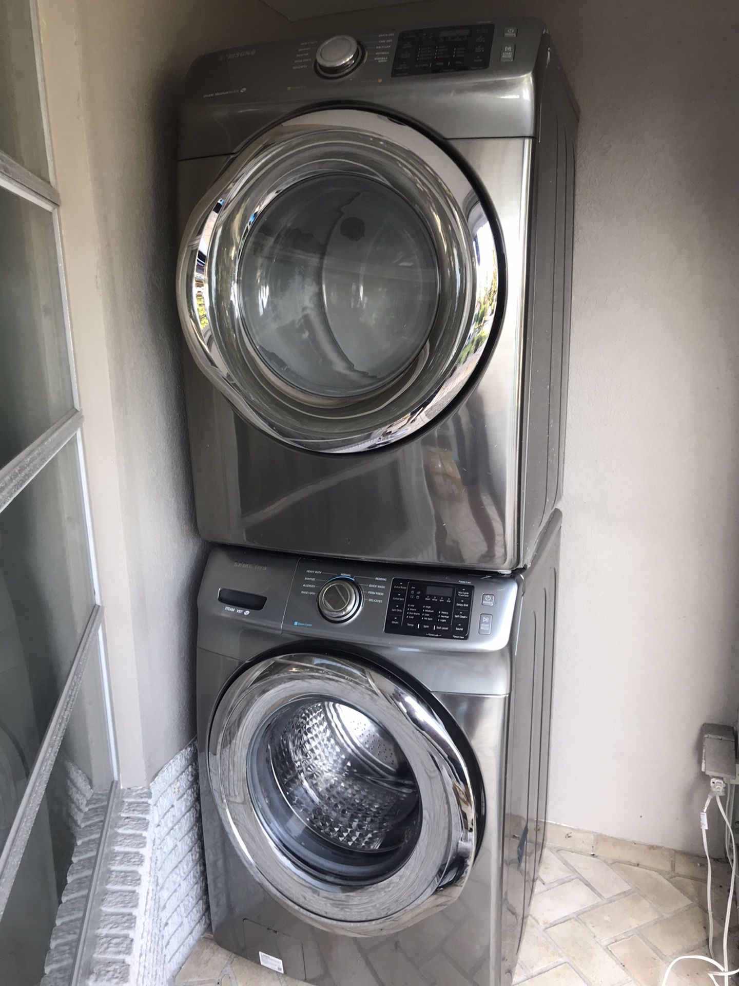 Washer and dryer Samsung set