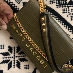 Marc Jacob Croc Crossbody Bag