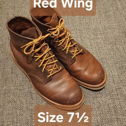 Red Wing Rover 2950 Leather Boots Men Sz 7.5, Woman Sz 9