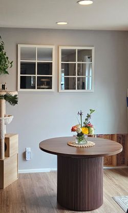 Farmhouse window mirror
