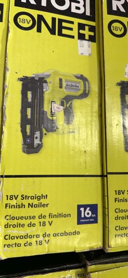 $140 each Ryobi 18 volt cordless straight finish nailer
