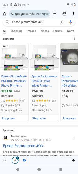 Epson Photomate 400 Wireless Photo printer