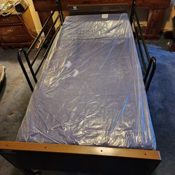Adjustable Bed With Side Rails