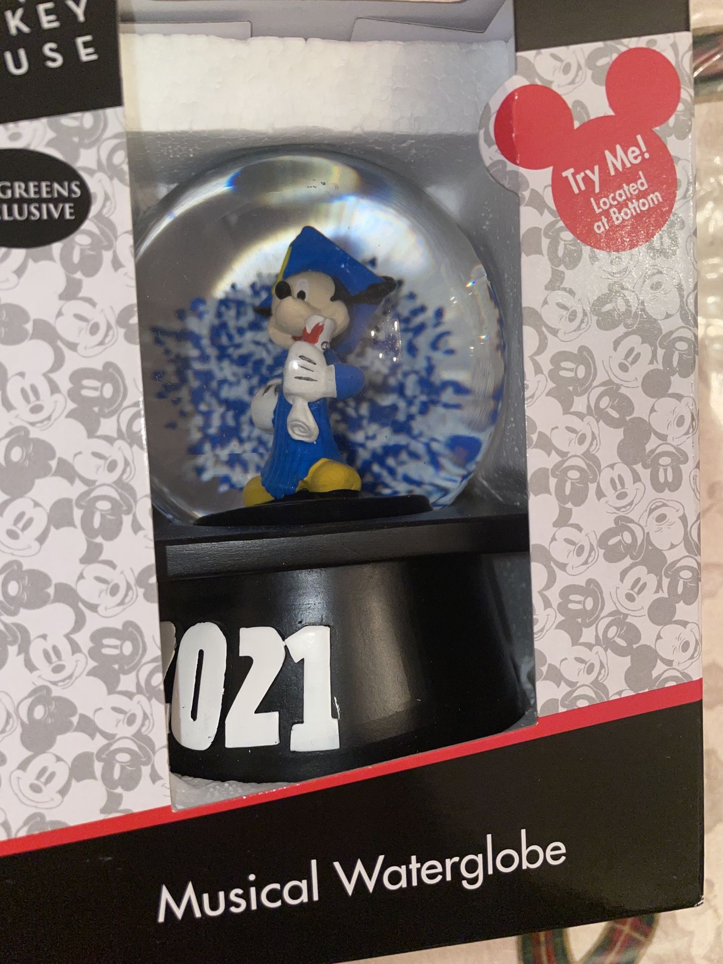 Mickey Mouse Musical Globe Disney Globe