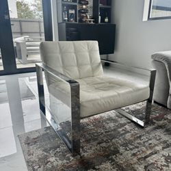 Wide Modern Side Chair