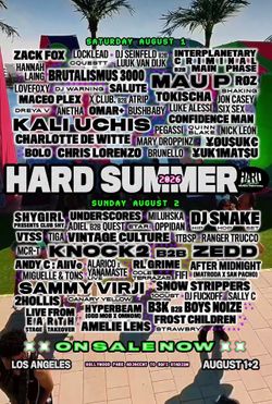HARD SUMMER GA TWO DAY TICKET