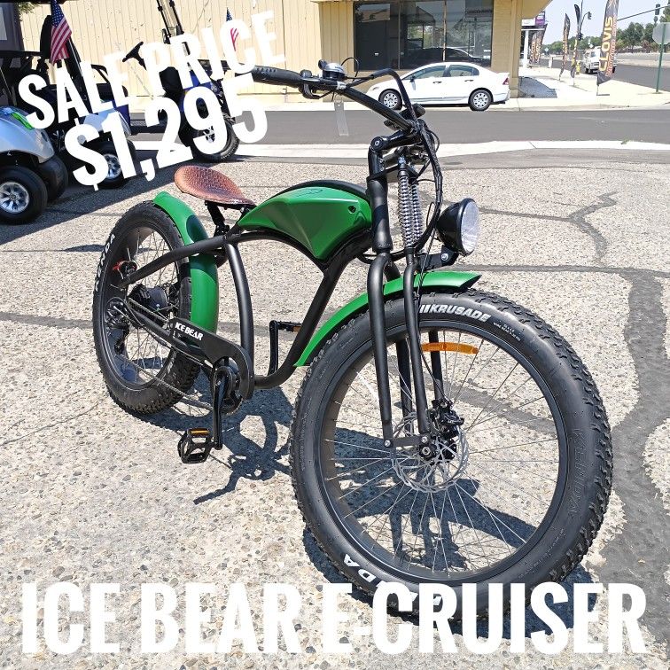 Ice bear e cruiser $1,295 cash price plus taxes original MSRP $1,495