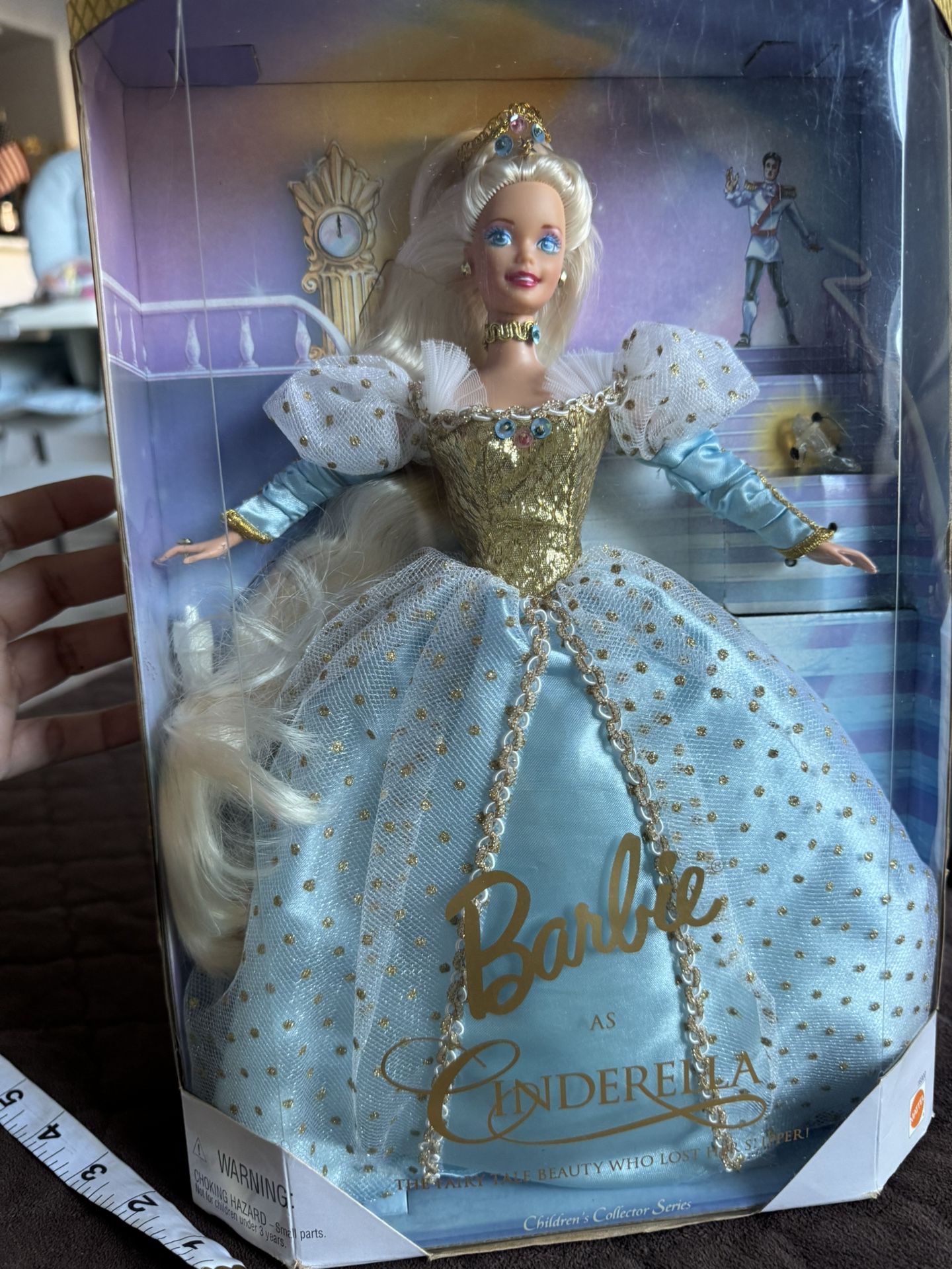 Barbie As Cinderella Doll, Stand included