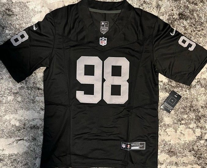 L Max Crosby Las Vegas Raiders Jerseys