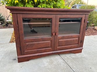 Media Modern TV Stand Entertainment Center Furniture Great Condition