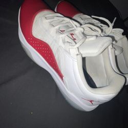 Nike Men's Jordan 11 White And Red Size 11.5