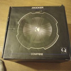 Brand New 12" Kicker COMPQ 12 Subwoofer (2available)