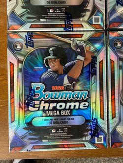 2026 Bowman Chrome Baseball Mega Box