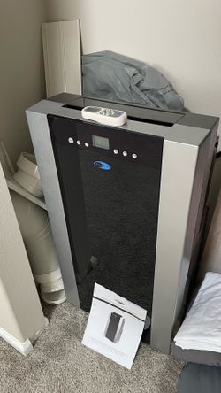 Whytner ARC-14S 14,000 BTU Dual Hose Portable Air Conditioner, Dehumidifier, Cooling Fan with Activated Carbon Filter Plus Storage Bag for Rooms up to