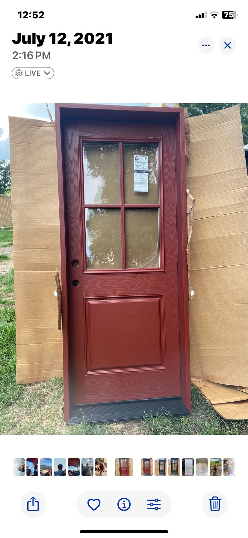 Front door 36 x 80 new right handed