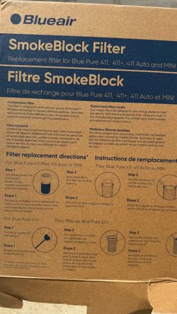 Blue Air Smoke Block Filter