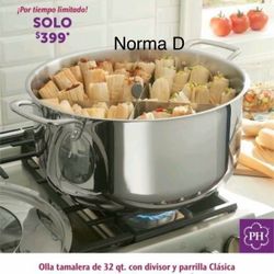 Olla De 32 Qts Con Parrilla Y Divisores Nueva En Su Caja 🌺 Princess House 🌺