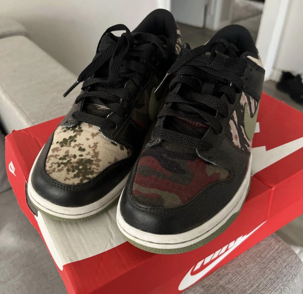 Nike dunks low "Crazy camo"