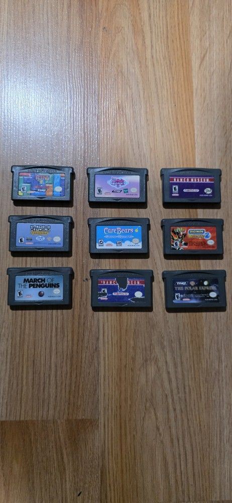 Game Boy Advance Bundle (9 Games)