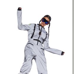 NASA-TY REFLECTIVE FLIGHT SUIT COSTUME  
