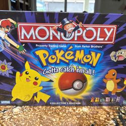 Monopoly Pokeman Collector’s Edition NEW