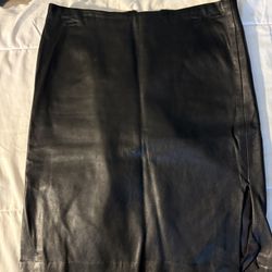 ABS by Allen Schwartz - Leather Skirt 