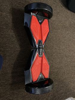 Hoverboard Segway Red Large Size disco lights on the sodes