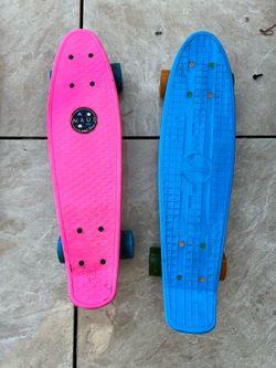 2 Mini Cruiser Skateboards (Penny Board Style)