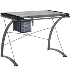Architect Drafting Adjustable Glass Table
