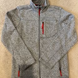 Northface Boys Fleece Zip Up (Size Large)