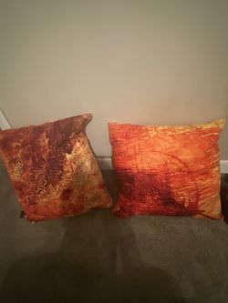 Orange Pillows 