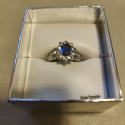 Sapphire Size 7 Ring