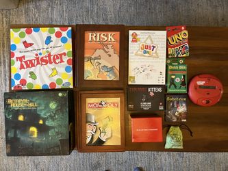 Board Game Lot with Vintage Risk, Monopoly, Betrayal, and More