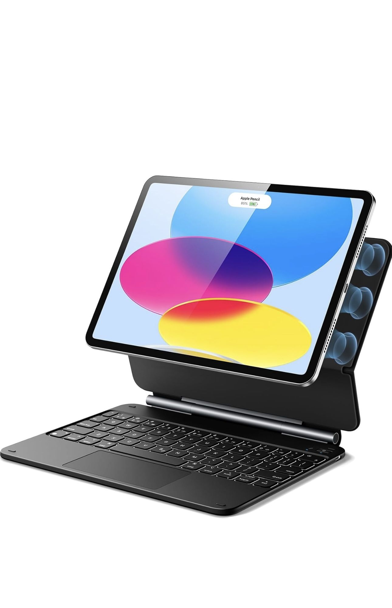 ESR iPad 11th(A16, 2025)/10th Gen Case with Keyboard, Magic Keyboard for iPad 10.9", Case with Floating Cantilever Stand, Springy Backlit Keys, Multi-