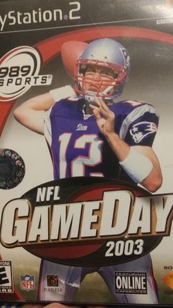 PS2 NFL GAME DAY 2003 UNSCRATCHED