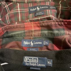 3 Ralph Lauren Shirts 