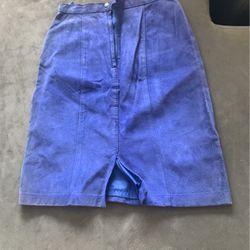 Women’s Suede Skirt
