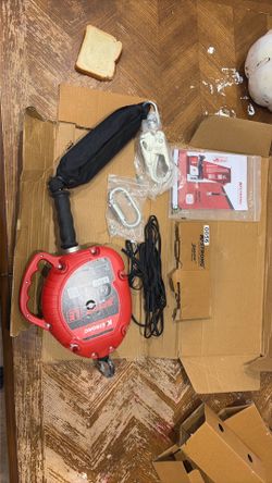 Safety cable SRL-LE with snap hook & tagline