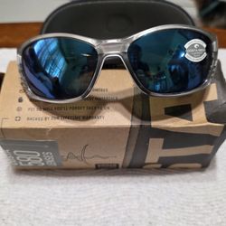 Costa Del Mar Fish 580 G Gray Frames With Blue 580g Lens. $150.00.
