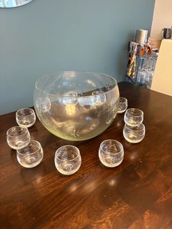 Vintage Punch Bowl Set
