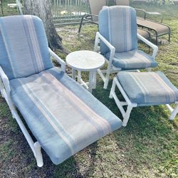 Palm Casual PVC Patio Set