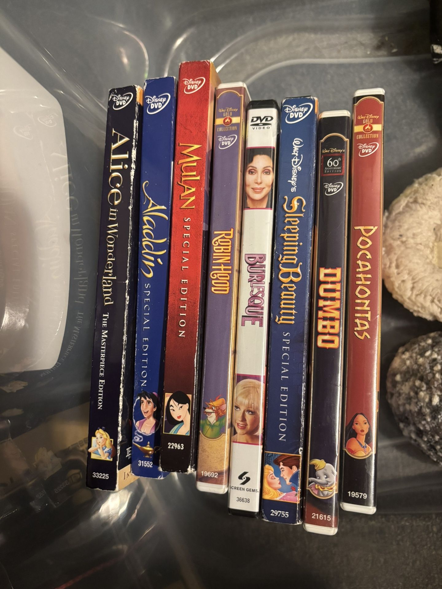 8 DVDs