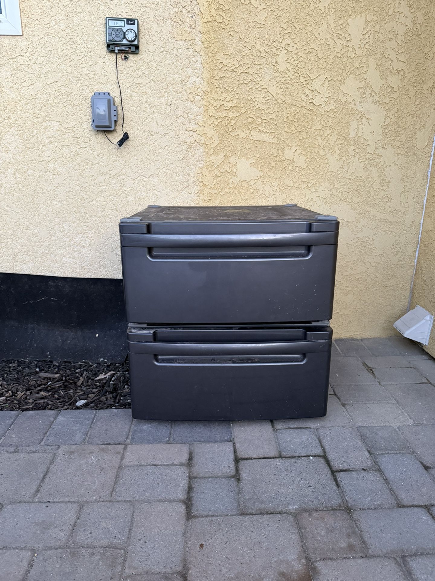 Washer & Dryer Pedestal with Storage Drawer