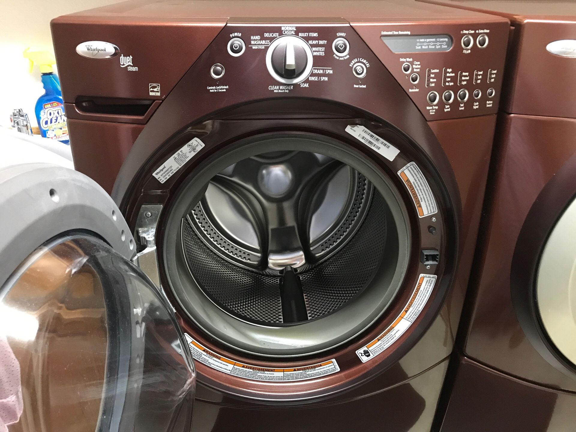 Whirlpool duet washer and gas dryer