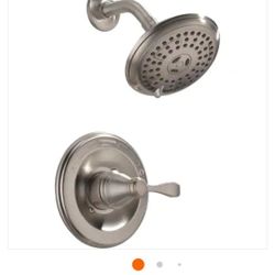 New Delta  Porter Single-Handle 3-Spray Shower Faucet in Brushed Nickel (Valve Included). Retails $185 With Taxes! Others Avail. Look At My Profile!