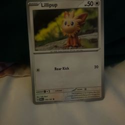 Lillipup 50 Pokemon Card Obsidian Flames