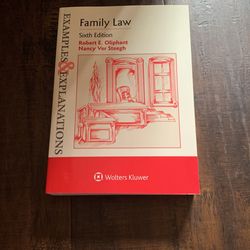 Family Law Examples And Explanations Sixth Edition