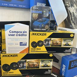 Kicker 51/4 speakers with Lea headlights