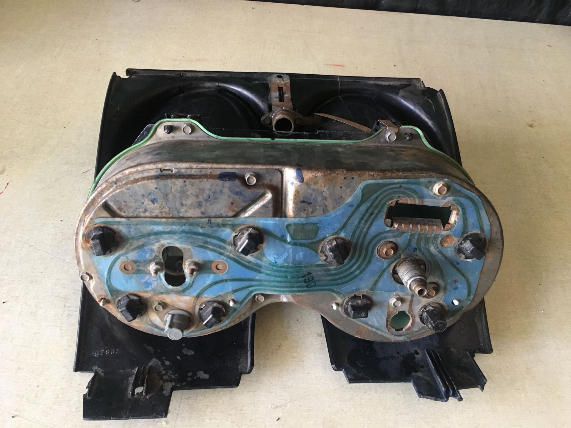 Oem factory 1967 1968 camaro firebird gauge cluster speedometer